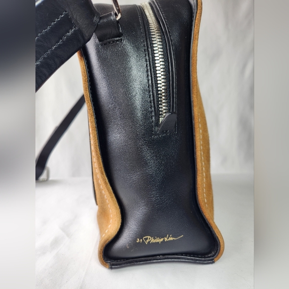 Phillip Lim Leather And Suede Square Crossbody Purse - Picture 11 of 16